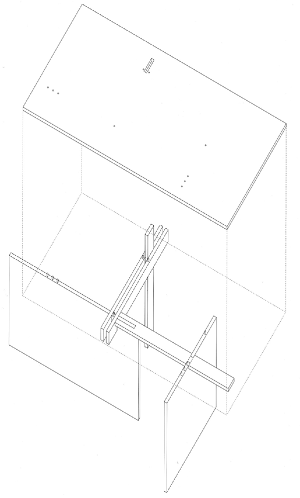 テーブルアクソメ