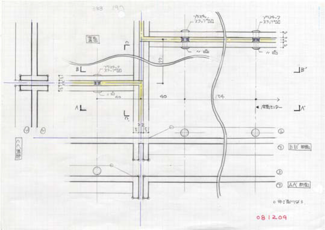 ベンチスケッチ