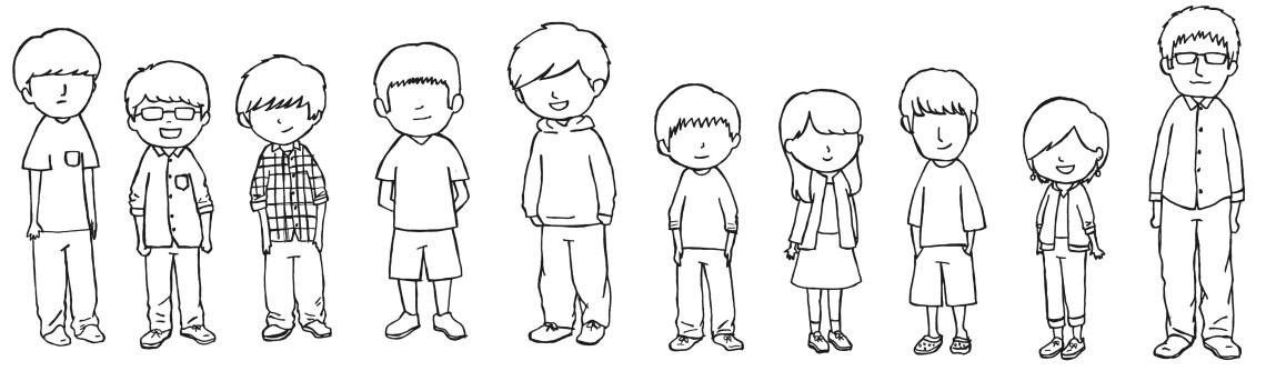 研究室メンバーイラスト２